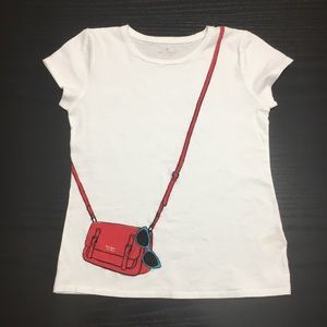 Kate Spade Girls printed tee
